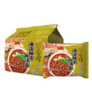 京喜app、需抢券、概率券：统一 巧面馆 方便面 油泼辣子酸汤面 110g袋面*5袋 五连包