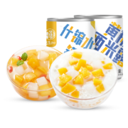 京东特价版、有券的上：华味亨 黄桃西米露罐头 312g*3罐 (无勺)