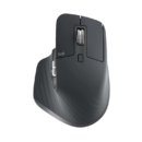 罗技（Logitech）MX Master 3S 鼠标 无线蓝牙鼠标 办公鼠标 右手鼠标 石墨黑 带Logi Bolt无线接收器