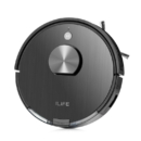 ILIFE 激光导航扫地机器人云智能鲸家用全自动吸尘器拖地擦地扫拖一体机吸石头超薄静音X900 金属灰