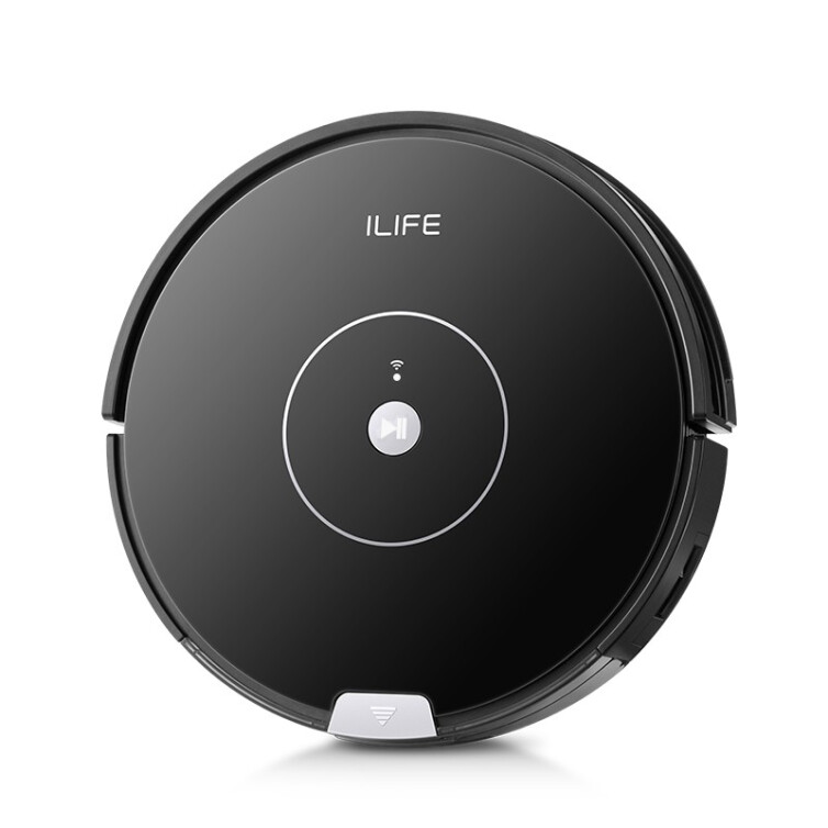 ILIFE 智意X781扫地机器人云智能鲸家用全自动吸尘器拖地擦地三合一体机超薄静音大吸力自动回充扫拖机器人 耀石黑