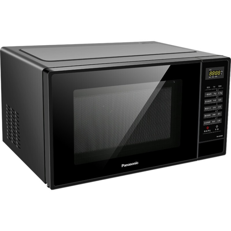 松下（Panasonic）NN-GF33KBXPE 23升 微电脑操控家用微波炉 平板加热微烤一体 多款菜式自动烹调