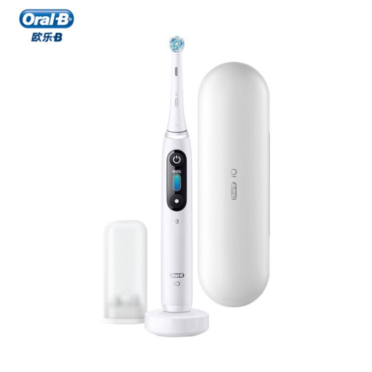 欧乐B（Oral-B） 成人智能云感刷 iO微震科技 非声波磁力吸附充电式电动牙刷 iO8 送礼送爱人 生日礼物
