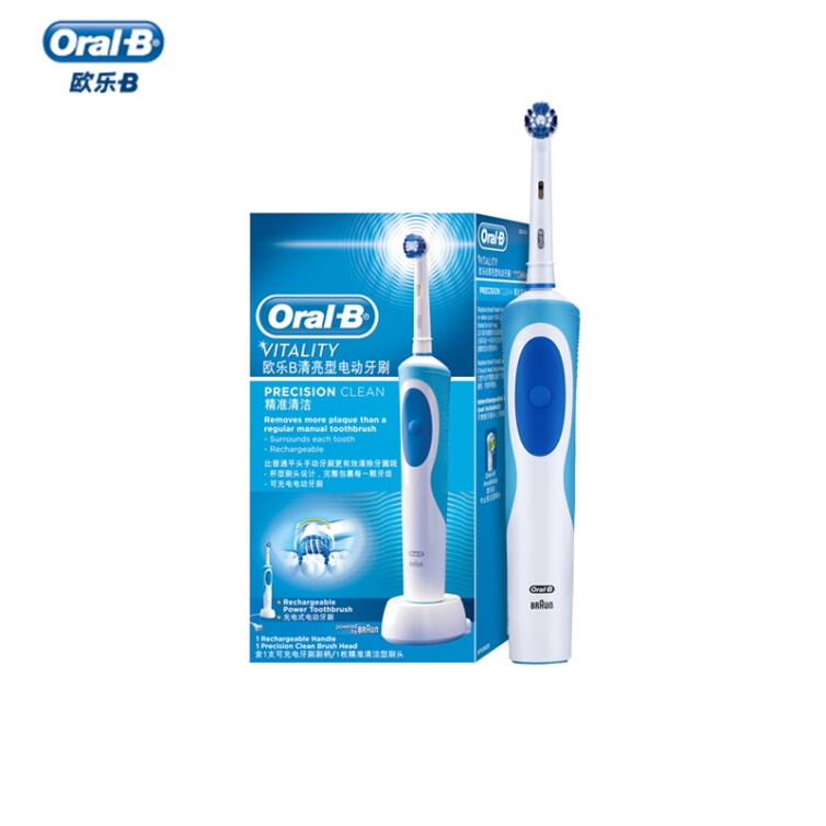 欧乐B（Oral-B）成人2D声波科技线下同款清亮型电动牙刷 D12.013