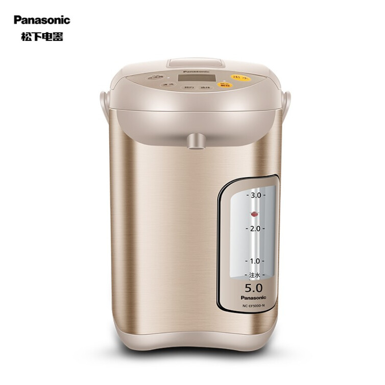 Panasonic 松下 NC-EF5000-N 5电水壶 电热水瓶 可预约 食品级涂层内胆 全自动智能保温烧水壶