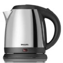 飞利浦（PHILIPS）电热水壶1.2升304食品级不锈钢电水壶 银灰 HD9307/19