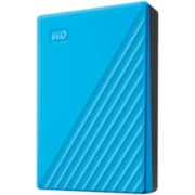 Western Digital 西部数据 WD 4TB My Passport 便携式外置硬盘，蓝色-WDBPKJ0040BBL-WESN