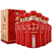 京东百亿补贴：西凤 凤香型白酒粮食酒 年份封藏藏品 500ml*6瓶