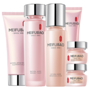 PLUS会员：MEIFUBAO 美肤宝 自然白肌密礼盒 5件套*2件(含赠品+赠美白隔离防晒霜5ml)