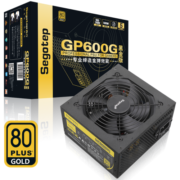 鑫谷（Segotep）额定500W GP600G黑金版电源（金牌认证/宽幅/背线/智能温控风扇/台式机电脑主机箱电源）