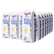 纽仕兰4.0g蛋白质高钙全脂纯牛奶250ml*24  原装进口