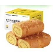 YOUNG POPO 颜飘飘 肉松蛋糕卷 咸蛋黄味 370g