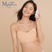 曼妮芬棉质生活 100S莫代尔网纱无钢圈背心式文胸 3色