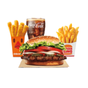 概率券：BURGER KING 汉堡王 皇堡四件套 单人餐 电子券*6件