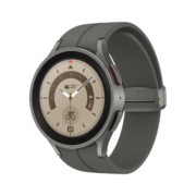 三星（SAMSUNG）Galaxy Watch5 Pro 血氧心率/蓝牙通话/智能手表/运动电话手表/体脂/导航/支付 45mm 钛度灰
