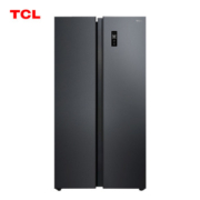 TCL 606升T3大容量变频一级能效对开双开门家用冰箱双变频双循环风冷无霜精细分储电冰箱R606T3-S晶岩灰