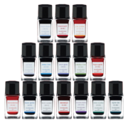 百乐（PILOT） INK-15色彩雫iroshizuku mini 24色自然色钢笔墨水15ml 朝颜 Asa-gao