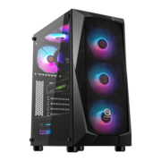Tt（Thermaltake）途锐X3 黑色 机箱水冷电脑主机（支持ATX/铁网面板/亚克力侧透/办公游戏机箱/背线/U3）