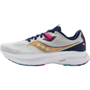 Saucony索康尼向导15缓震跑鞋支撑跑步鞋训练运动鞋Guide 15灰金43