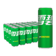 可口可乐（Coca-Cola） 雪碧Sprite柠檬味 汽水碳酸饮料 罐摩登罐整箱装 330ml*24罐