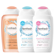 日常温和护理！femfresh 芳芯 女性洗护液套装（洋甘菊250ml+蔓越莓250ml+百合250m）