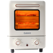 格兰仕(Galanz) 12L迷你小烤箱 家用多功能 精准控温简易操作 立式复古小贝烤啦 KB12-P3