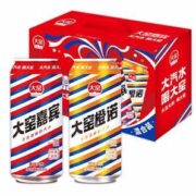 内蒙特产！大窑 嘉宾/橙诺双拼 怀旧易拉罐碳酸汽水500mL*10罐整箱