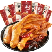 京喜特价app：比比赞（BIBIZAN）泡鸭爪福建特产香脆鸭掌 香辣味30g*5