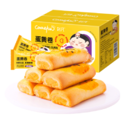 京喜特价APP需抢券： 刻凡 肉松味蛋黄卷 500g