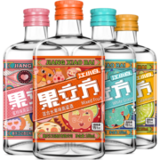 江小白  果立方  水果风味高粱酒  15-23度 168ml*4瓶 礼盒装