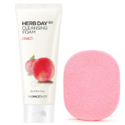 京喜特价app、有券的上：菲诗小铺（The Face Shop）洗面奶  水蜜桃170g-改善粗糙