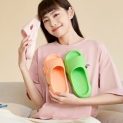 加厚防撞鞋头！三福  男女款EVA泡芙高弹凉拖鞋 5色