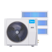 美的（Midea）中央空调小多联机4匹一拖三全直流变频新一级能效玲珑同款风管机嵌入式空调MDS-H100W-A(1)Ⅱ