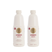 北海牧场清甜原味1kg*2大瓶家庭装0蔗糖30g蛋白质每瓶低温酸奶健康轻食