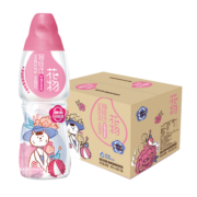 屈臣氏（Watsons）玫瑰花荔枝风味饮料 0糖0脂0卡 添加胶原蛋白肽 400ml*12瓶