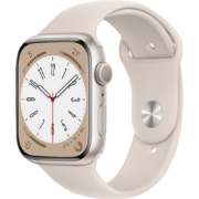 Plus会员：Apple Watch Series 8 智能手表GPS款41毫米 星光色