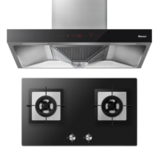 林内（Rinnai）抽油烟机灶具套装烟灶两件套 20m³/min超大风力4.5kW烈焰聚火燃气灶NM05T+2E01M 天然气