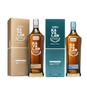 京喜特价：金车噶瑪蘭 KAVALAN 700ml 珍选二号+一号 单一麦芽威士忌 两支装