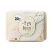 高洁丝 奢透蝉翼极薄棉柔卫生巾240mm 7片 1件