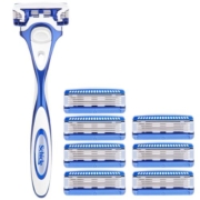 Schick/舒适水次元5手动剃须刀刮胡刀1刀架7刀头