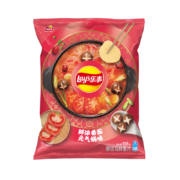 再降价、限地区、概率券、需入会：乐事(Lay's)薯片 鲜浓番茄元气锅味 135克*10件+凑单品