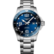 浪琴(Longines)瑞士手表 康卡斯潜水系列 机械钢带男表 L37824966