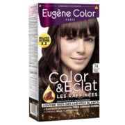 EUGENE COLOR法国进口EC染发剂植物天然纯黑色遮盖白发染发膏男女无氨家用棕色