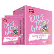 顽皮happy100狗罐头 鲜封包960g(80g*12袋) 牛肉味成犬宠物零食