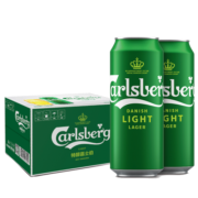 嘉士伯（Carlsberg）啤酒 特醇 500ml*18罐 整箱装