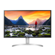LG 31.5英寸 4K显示器 IPS面板 设计绘图 内置音箱 色彩校准 设计师 液晶台式电脑显示屏 32UN650-W