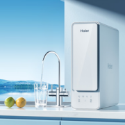 纯净双出水！Haier 海尔 HRO10H88-2U1 反渗透净水机 1000G