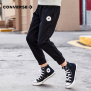 休闲舒适！CONVERSE 匡威 儿童纯棉运动长裤