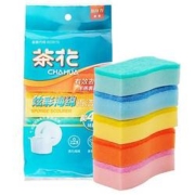 京喜特价APP、需抢券：CHAHUA 茶花 海绵洗碗布 10片