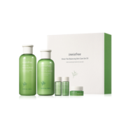 悦诗风吟（Innisfree）韩国进口 绿茶精粹平衡保湿水乳套装礼盒 清爽滋润补水控油